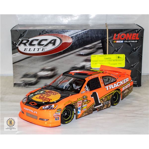 LIONEL NASCAR JAMIE MCMURRAY #1 2011 IMPALA 1/100