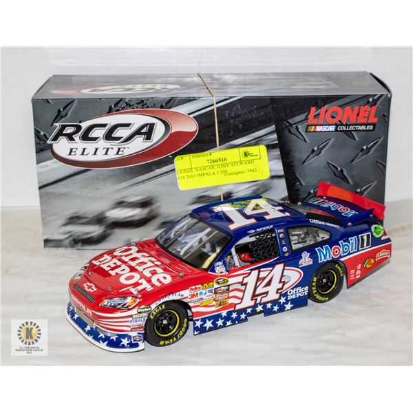 LIONEL NASCAR TONY STEWARD #14 2011 IMPALA 1/300