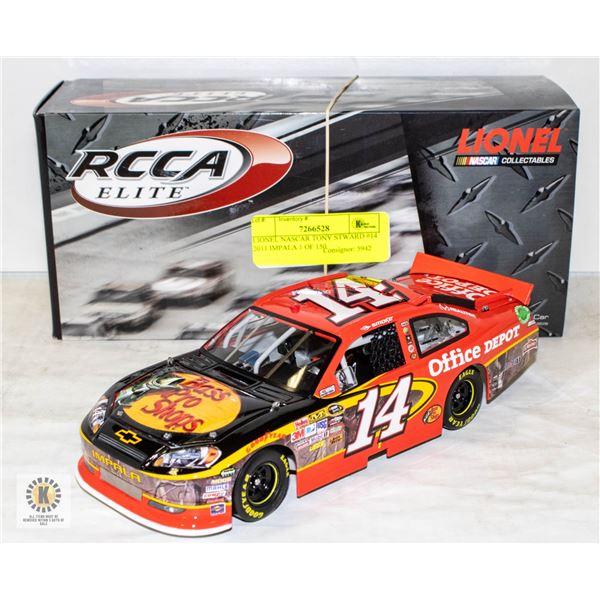 LIONEL NASCAR TONY STWARD #14 2011 IMPALA 1 OF 150