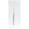 Image 1 : BRAND NEW CLEAR PLASTIC UMBRELLA WITH WHITE HANDLE