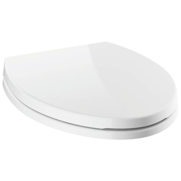 NEW DELTA MORGAN ELONGATED TOILET SEAT WHITE
