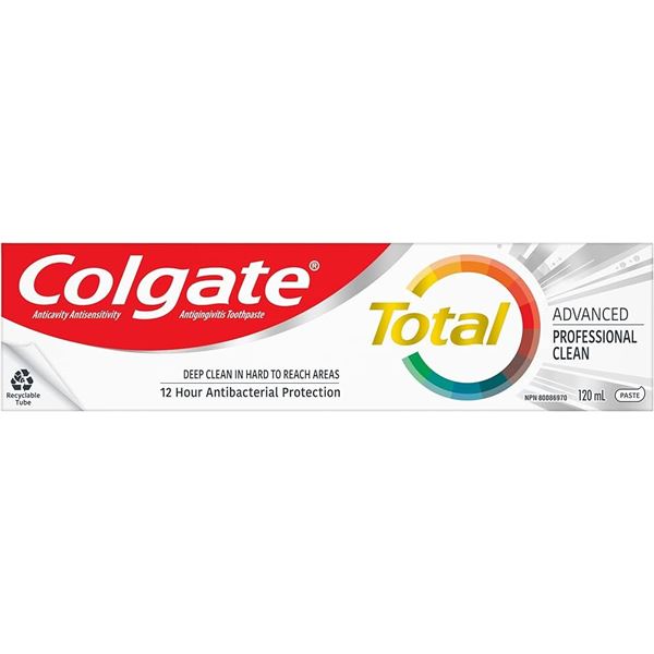 NEW 3 X 120ML COLGATE TOTAL TOOTHPASTE