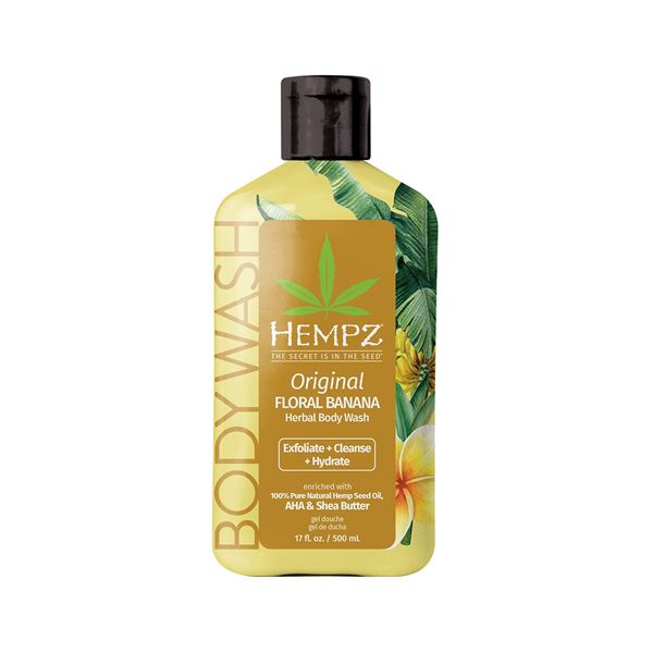NEW 500ML HEMPZ FLORAL BANANA BODY WASH