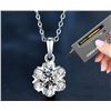 Image 4 : 1 CT GRA CERTIFIED ROUND BRILLIANT 925S NECKLACE