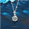 Image 1 : 1 CT GRA CERTIFIED ROUND BRILLIANT 925S NECKLACE