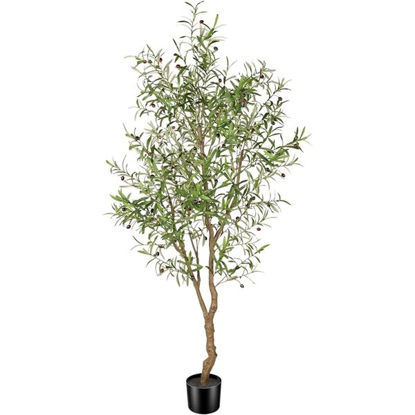 NEW FEELEAD ARTIFICIAL 6-7 FT OLIVE TREE
