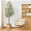 Image 1 : NEW ALUPSSUC FAUX 6FT OLIVE TREE