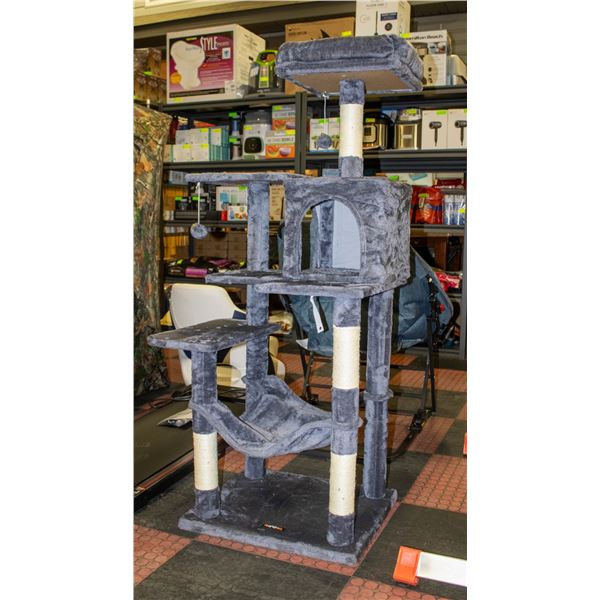 NEW FEANDREA 56.3" CAT TREE TOWER WITH CONDO &