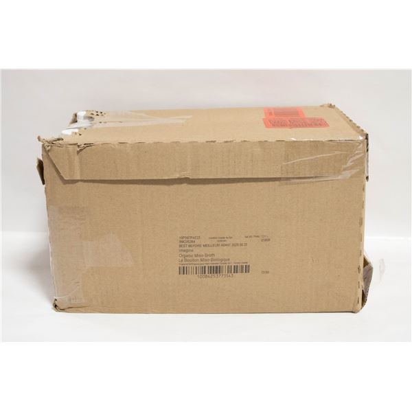 NEW 12 X 1L ORGANIC MISO BROTH