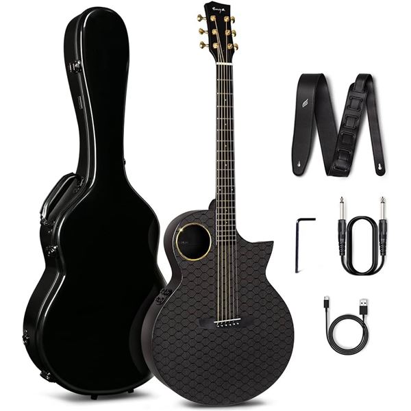 NEW ENYA CARBON FIBRE ACOUSTIC ELECTRIC GUITAR