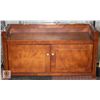 Image 1 : WOODEN BENCH/STAND WITH INNER STORAGE H-21.75"