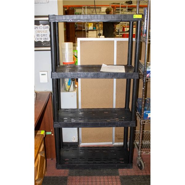 NEWLY ASSEMBLED KOOLATRON 4 SHELF SHELVING UNIT