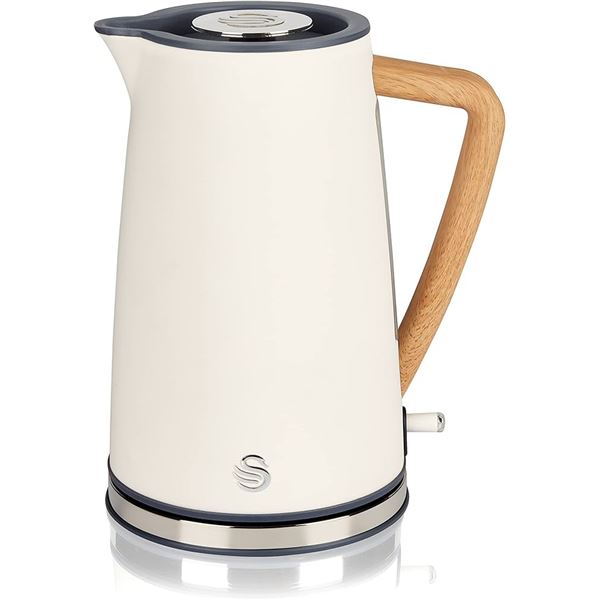 NEW 1.7L SWAN KETTLE WHITE