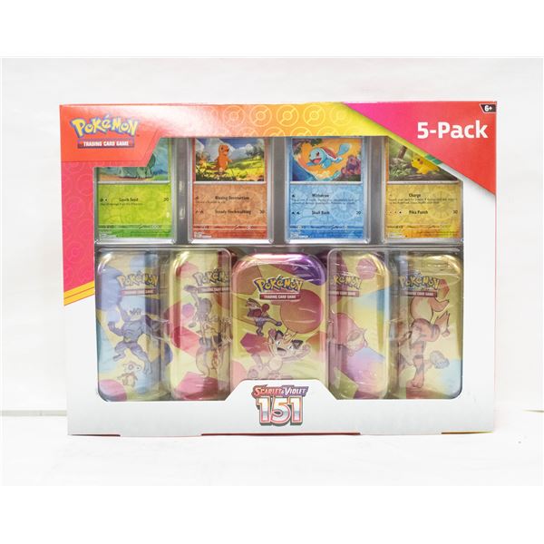 NEW POKEMON 5 PACK