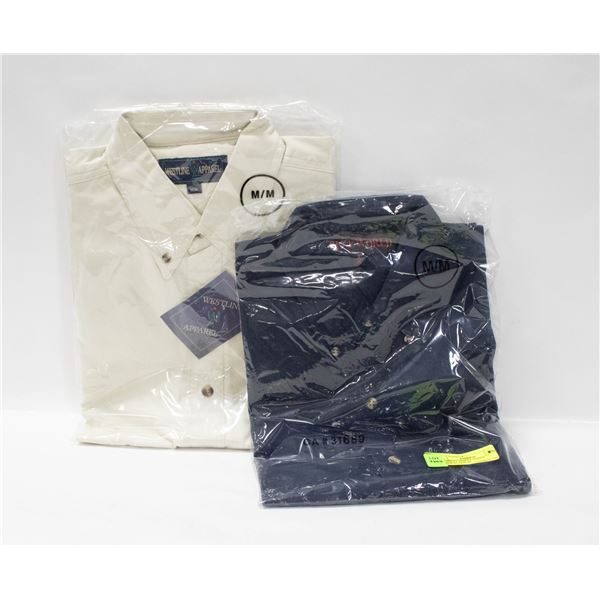 NEW MEN'S SHIRTS 1NAVY 1NATURAL SIZE M