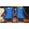 Image 1 : NEW OVERMONT 2 PACK OF OVERSIZED CAMPING CHAIRS