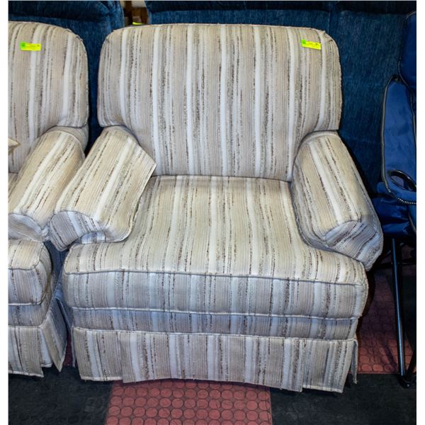 ESTATE FABRIC SITTING CHAIR WITH SKIRTING