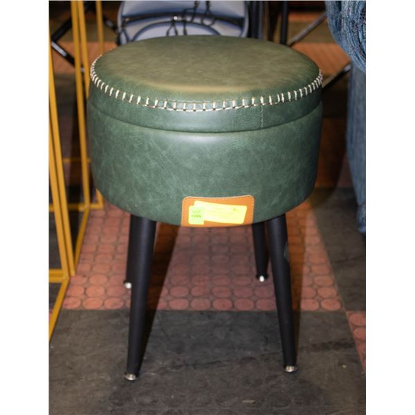 NEWLY ASSEMBLED VASAGLE STORAGE TOP PU LEATHER