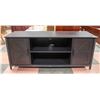 Image 1 : NEWLY ASSEMBLED WEENFON BLACK TV STAND FOR UP TO