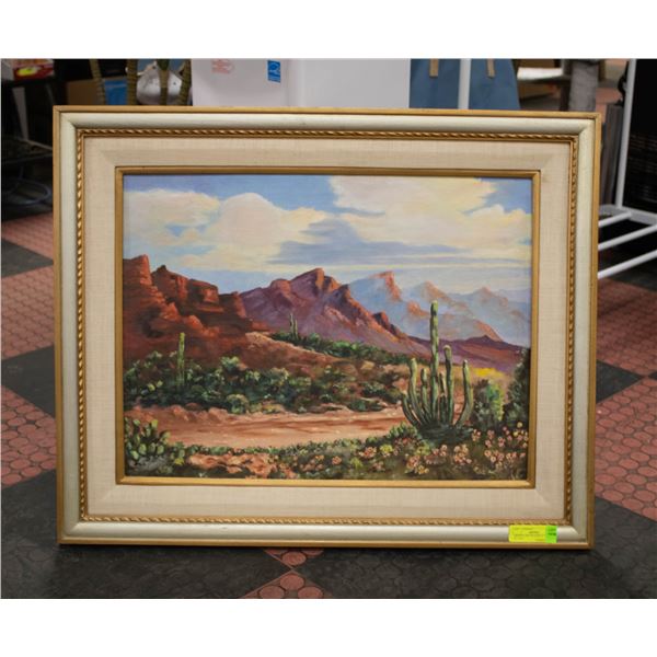 ARIZONA ART PICTURE 31" WIDE - 25" TALL