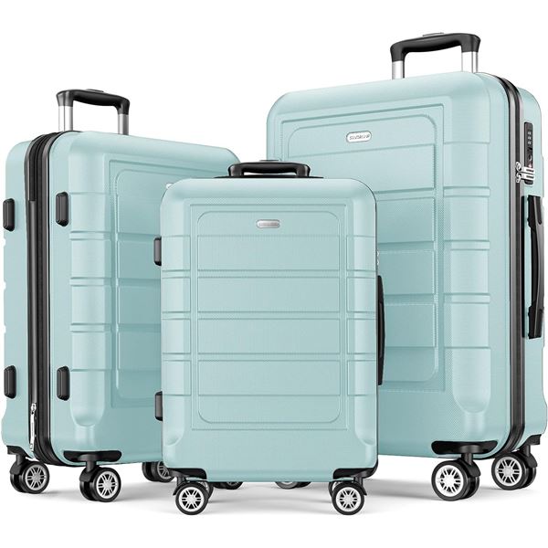 BRAND NEW SHOWKOO 3 PIECE SPINNER LUGGAGE SET