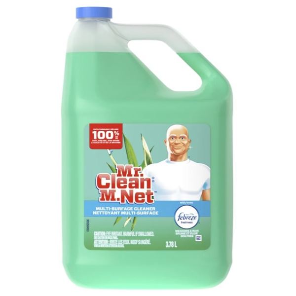 3.78L BOTTLE OF MR. CLEAN MULTI SURFACE CLEANER