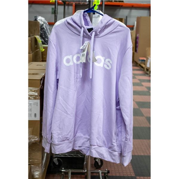 NEW WITH TAGS LADIES ADIDAS XXL PURPLE HOODIE