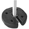 Image 1 : NEW 4 X 10LB BLACK GAZEBO WEIGHT HOLDERS