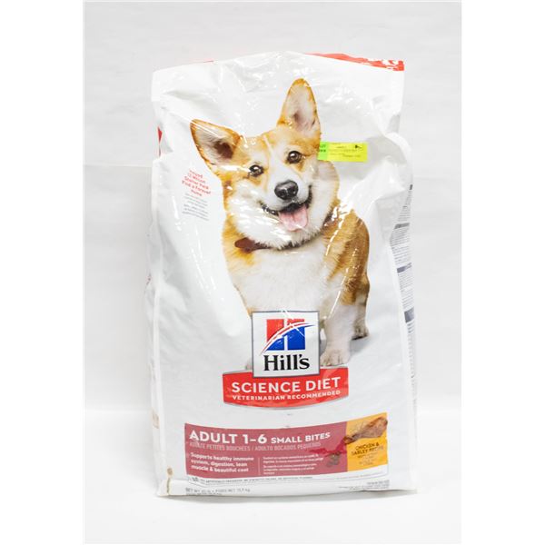 NEW 35LB HILLS SCIENCE DIET ADULT SMALL BITES