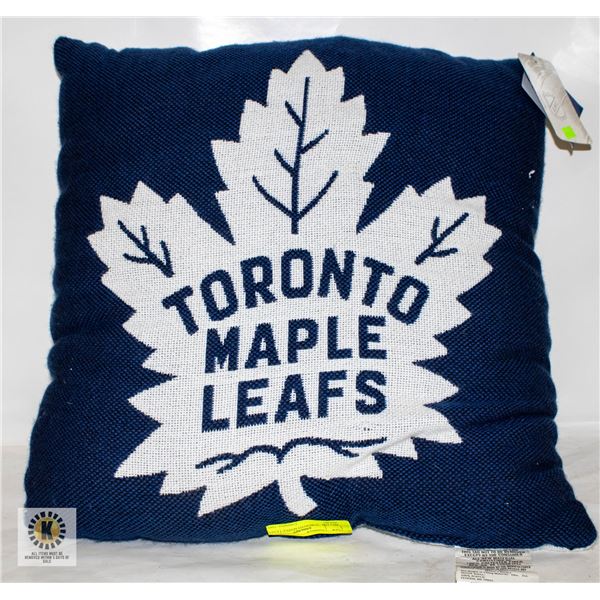 PILLOW- TORONTO MAPLE LEAFS 20" X 20"
