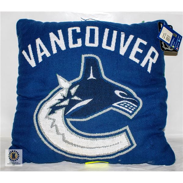 PILLOW- VANCOUVER CANUCKS 20X20