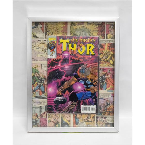 FRAMED SEALED THE MIGHTY THOR #2-AUG 1998 GLASS