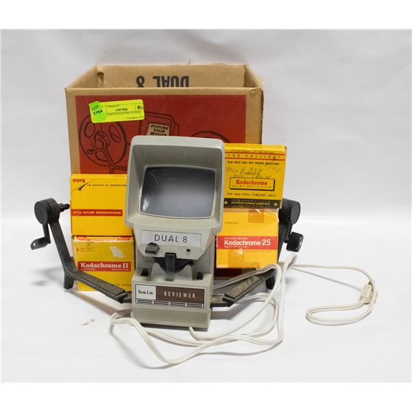 DUAL 8 MOVIE EDITOR/VIEWER