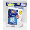 Image 1 : WHITE CREW SOCKS 12-16 SIZE 6-PACK FRUIT OF THE