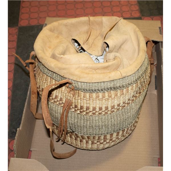 VINTAGE AFRICAN BASKET MADE IN AFRICA