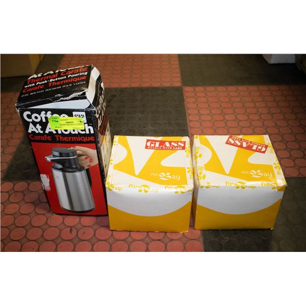 2 UNOPENED THE BAY GLASSWARE BOXES +