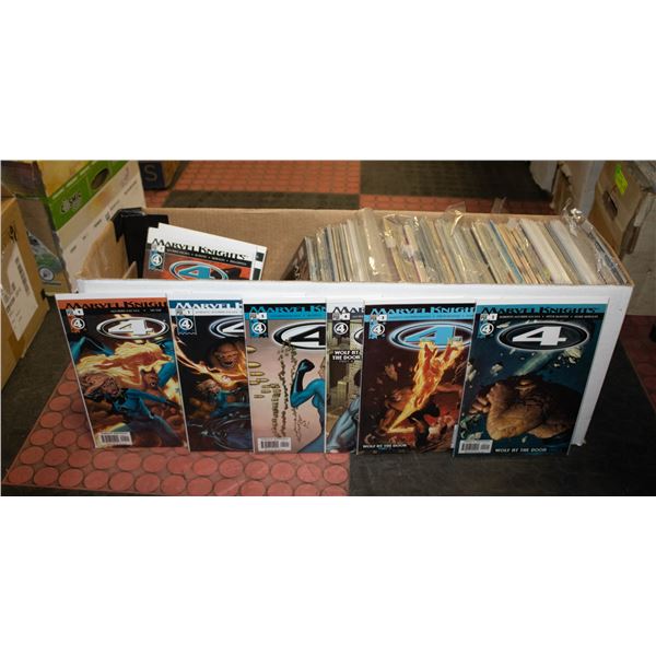 HALF BOX OF ASSORTED COMIC BOOKS