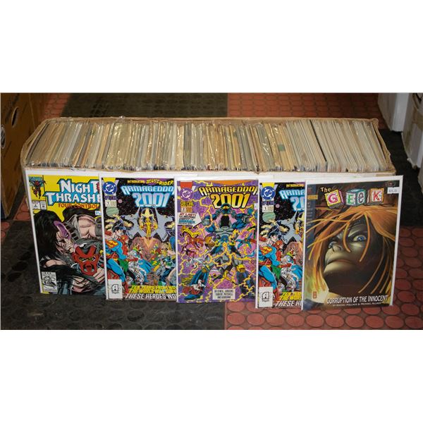 BOX OF ASSORTED COMIC BOOKS