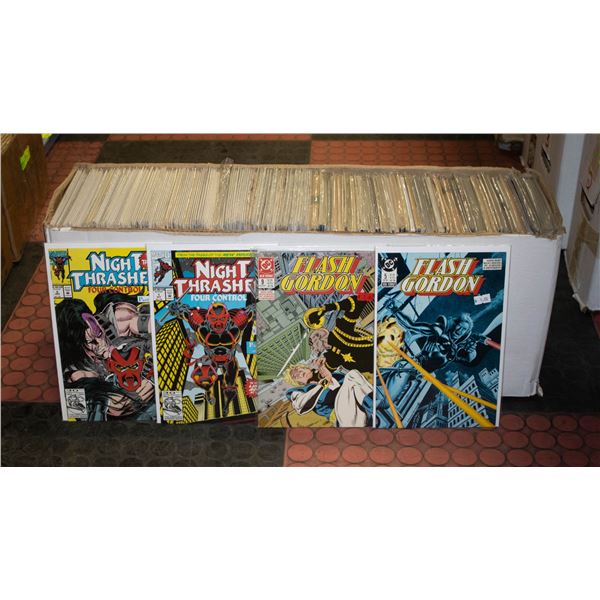 BOX OF ASSORTED COMIC BOOKS