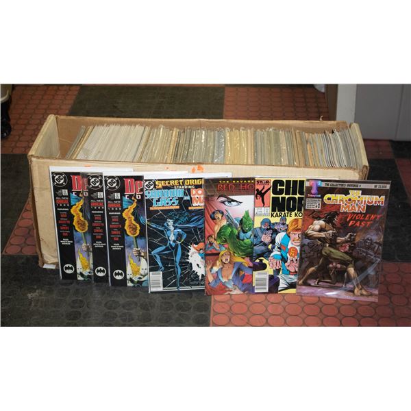 BOX OF ASSORTED COMIC BOOKS