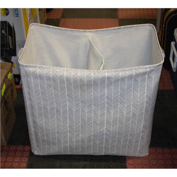 SELF SEVICE LAUNDRY DUAL SECTION LAUNDRY BASKET