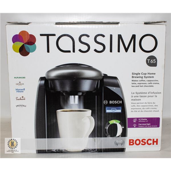 NEW TASSIMO BOSCH T65 SINGLE