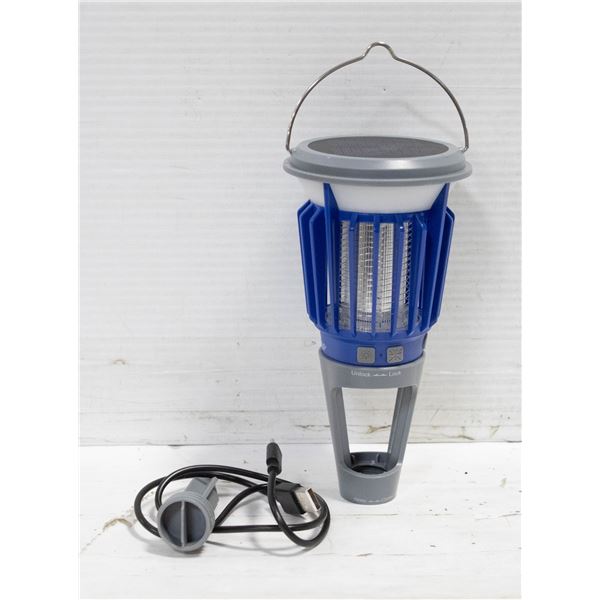 RECHARGEABLE MOSQUITTO ZAPPER WITH LIGHT