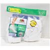Image 1 : ANKLE SOCKS WHITE 6-12 SIZE 6-PACK FRUIT OF THE