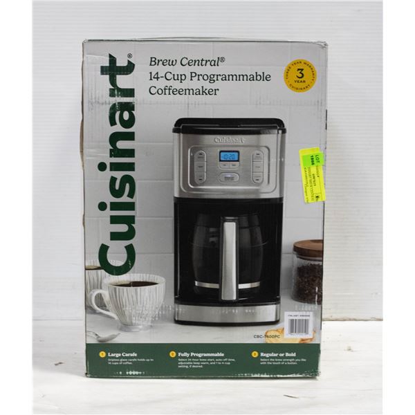 NEW CUISINART BREW CENTRAL 14 CUP PROGRAMMABLE