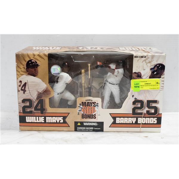 NEW IN BOX GIANTS #24 WILLIE MAYS + #25