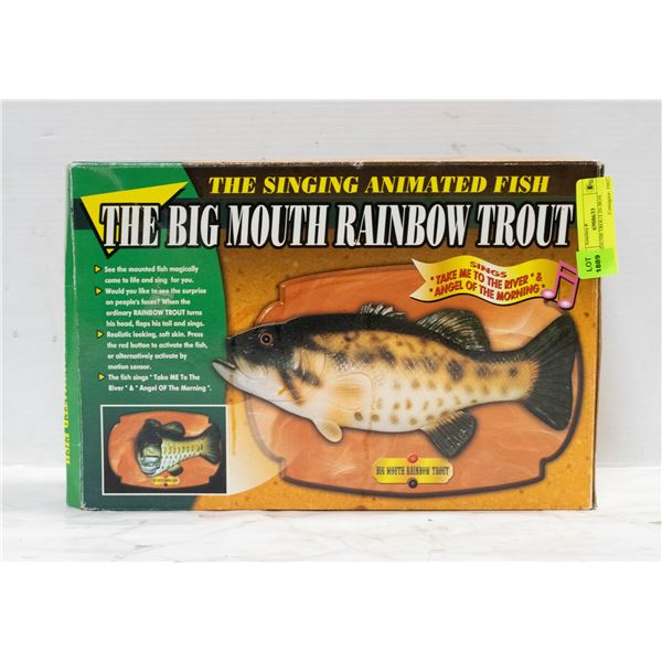 BIG MOUTH TROUT IN BOX