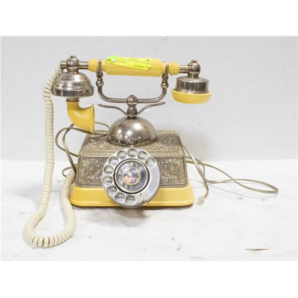ORNATE STYLE VINTAGE ROTARY TELEPHONE