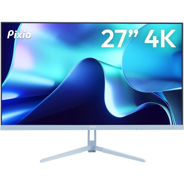 NEW PIXIO WAVE BLUE 27" 4K GAMING MONITOR WITH