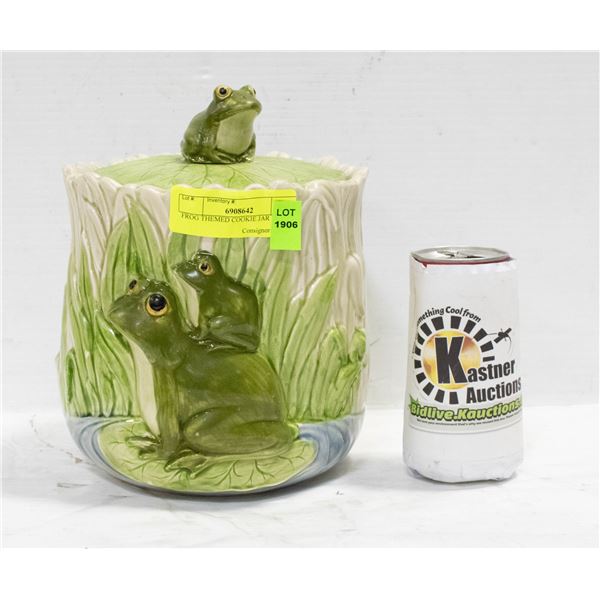 FROG THEMED COOKIE JAR